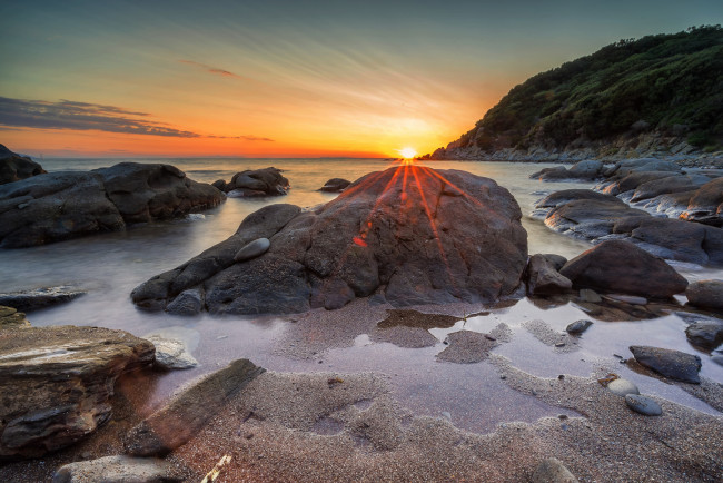 Обои картинки фото природа, восходы, закаты, рассвет