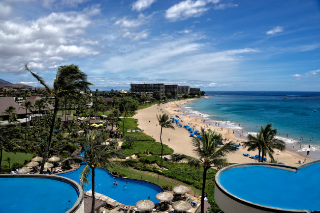 Обои картинки фото sheraton maui resort, города, - панорамы, побережье