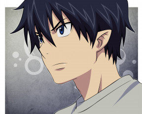 Картинка аниме ao+no+exorcist okumura rin
