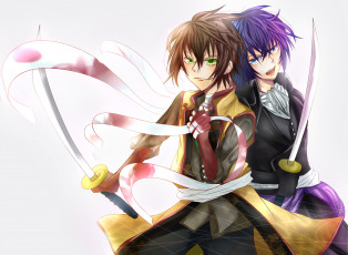 Картинка аниме hakuouki shinsengumi kitan