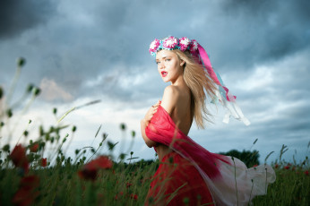 Картинка девушки -unsort+ блондинки взгляд лицо