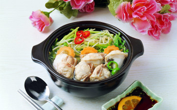 Картинка еда первые+блюда мясо лук перец суп