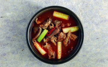 Картинка еда первые+блюда суп перец лук мясо