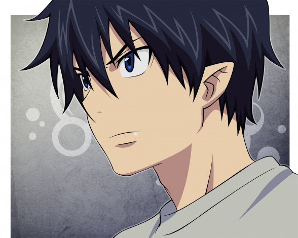 Обои картинки фото аниме, ao no exorcist, okumura, rin