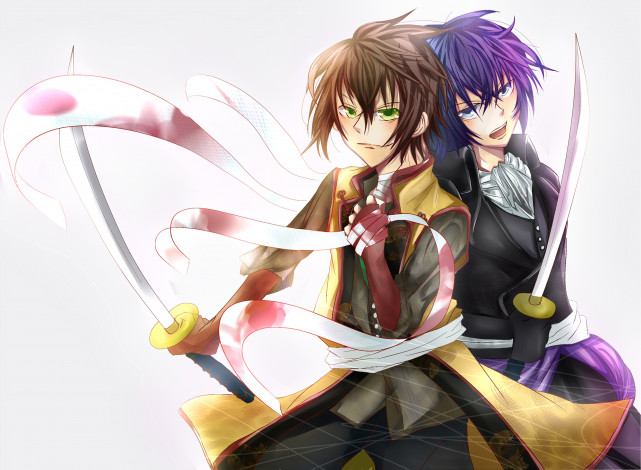 Обои картинки фото аниме, hakuouki, shinsengumi, kitan