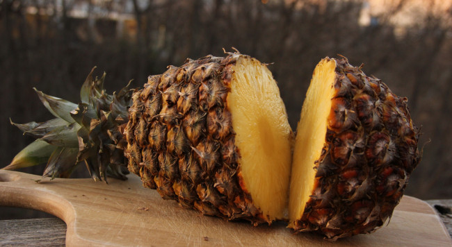 Обои картинки фото еда, ананас, плод