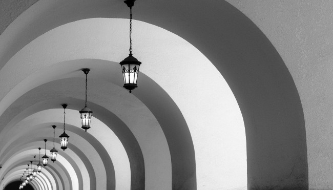 Обои картинки фото разное, элементы архитектуры, фонари, арки, своды