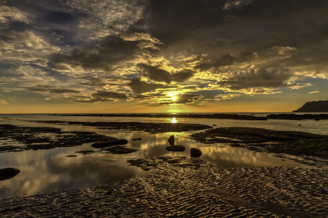 Обои картинки фото природа, побережье, рассвет