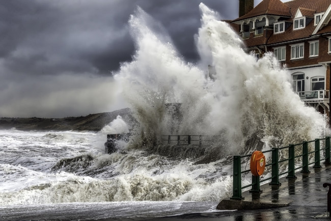 Обои картинки фото города, - улицы,  площади,  набережные, прибой, шторм