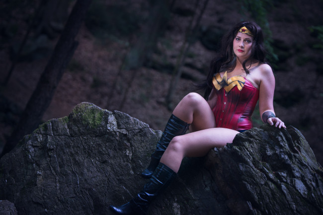 Обои картинки фото разное, cosplay , косплей, фон, взгляд, униформа, девушка