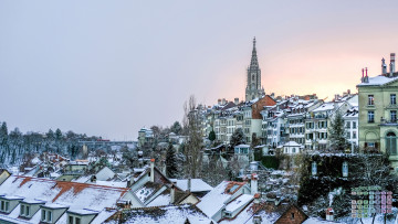 Картинка календари города 2018 снег здание