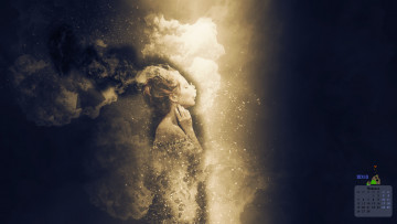 Картинка календари компьютерный+дизайн 2018 профиль девушка лицо