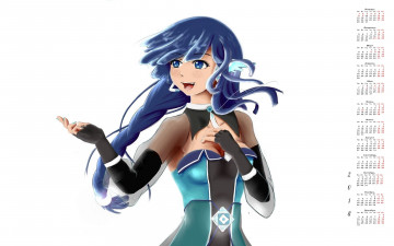 Картинка календари аниме взгляд лицо девушка 2018