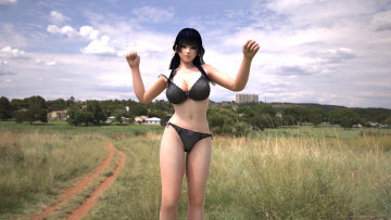 Картинка 3д+графика люди+ people фон взгляд девушка