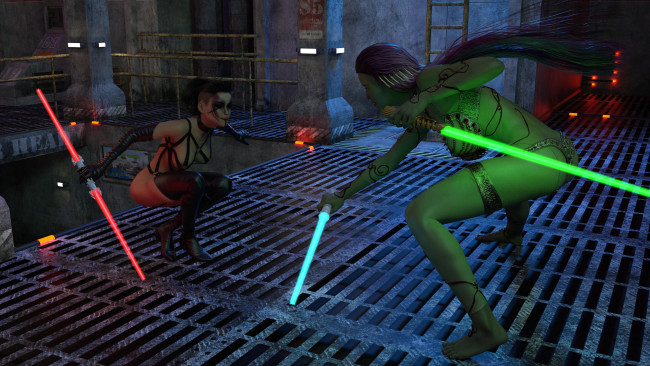 Обои картинки фото 3д графика, фантазия , fantasy, фон, взгляд, девушки