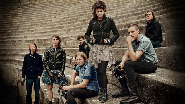 Обои картинки фото arcade fire, музыка, группа