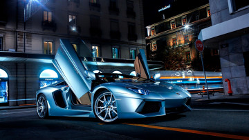 Картинка автомобили lamborghini aventador