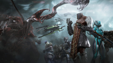 Картинка видео+игры warframe