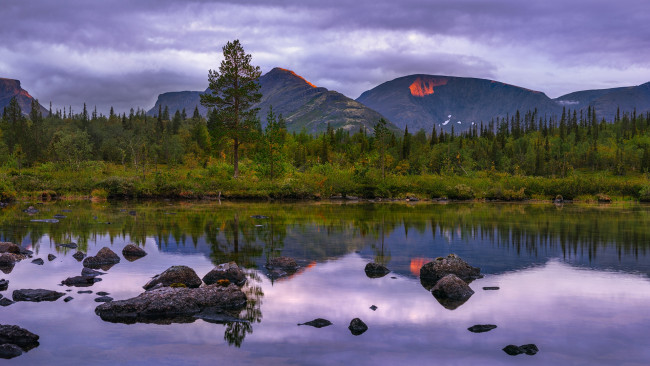 Обои картинки фото природа, реки, озера, хибины, кольский, полуостров