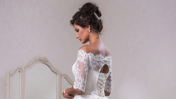 Картинка девушки -+невесты невеста кружева