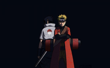 Картинка аниме naruto наруто узумаки саске учиха