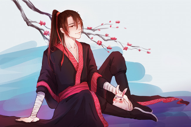 Обои картинки фото аниме, mo dao zu shi, the, untamed, неукротимый, повелитель, чэньцин, мосян, тунсю, mo, dao, zu, shi, магистр, дьявольского, культа