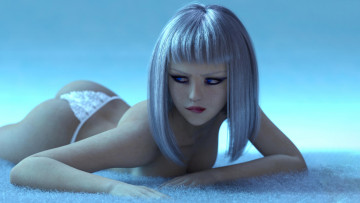 Картинка 3д+графика люди+ people красивая девушка