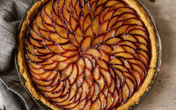 Картинка еда пироги сливовый пирог сливы