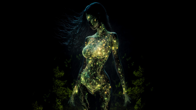 Обои картинки фото фэнтези, девушки, девушка, из, цветов