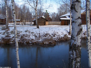 Картинка кострома музей деревянного зодчества поздняя осень города другое