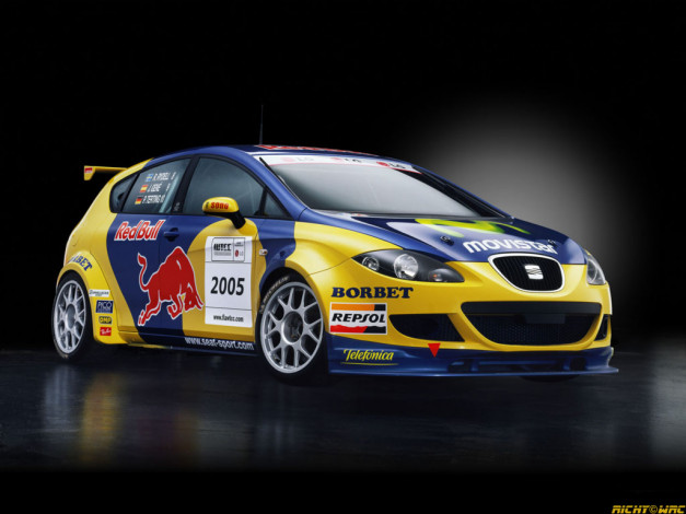 Обои картинки фото seat, leon, cupra, wtcc, автомобили