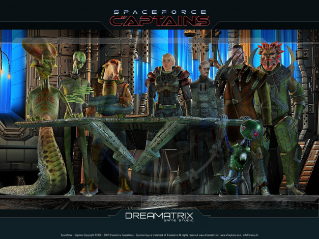 Обои картинки фото space, force, captains, видео, игры, spaceforce