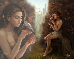 Картинка фэнтези девушки