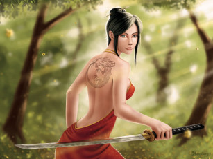 Картинка фэнтези девушки
