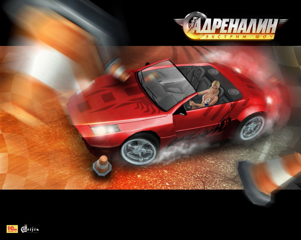 Обои картинки фото адреналин, шоу, race, extreme, show, видео, игры