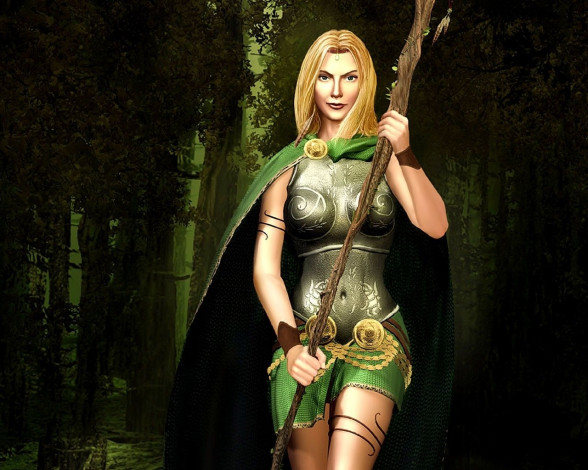 Обои картинки фото фэнтези, девушки