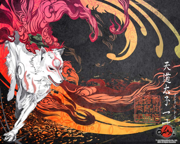 Обои картинки фото okami, видео, игры