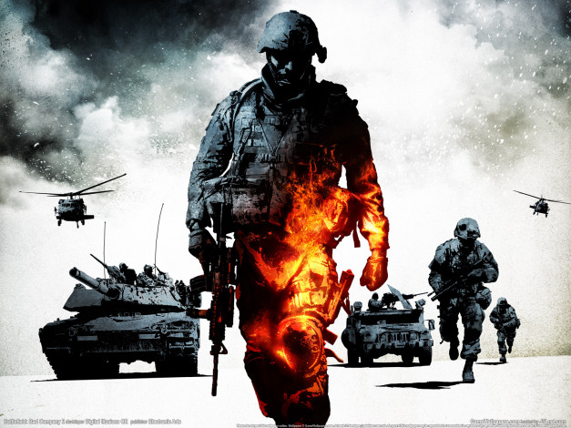 Обои картинки фото видео, игры, battlefield, bad, company