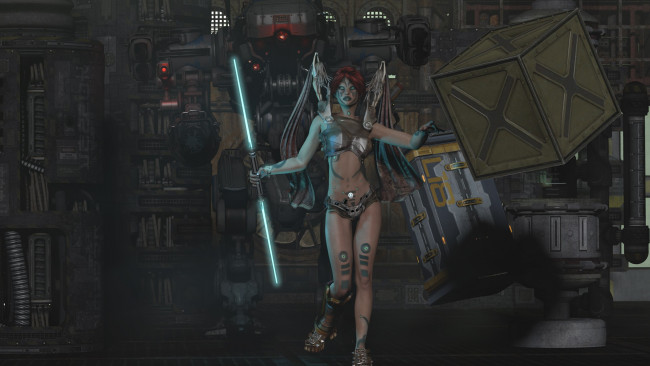 Обои картинки фото 3д, графика, fantasy, фантазия, fall, of, a, jedi