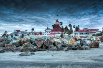обоя города, сан-диего , сша, del, coronado, hotel, san, diego