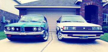 Картинка автомобили выставки+и+уличные+фото тойота белая синяя