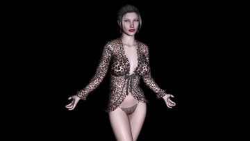 Картинка 3д+графика people+ люди фон взгляд девушка