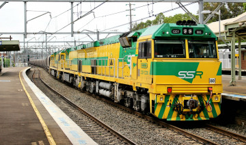 Картинка техника поезда состав локомотив рельсы дорога железная