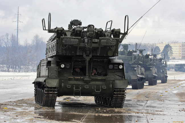 Обои картинки фото техника, военная техника, парад, военная