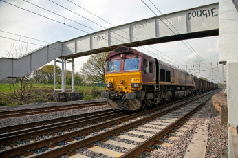 обоя техника, поезда, локомотив, дорога, железная, состав