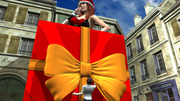 Картинка 3д+графика фантазия+ fantasy фон девушка взгляд подарок мужчина