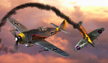 Картинка 3д+графика армия+ military бой полет самолеты