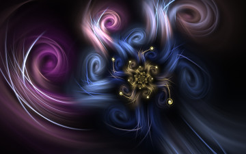 Картинка 3д+графика фракталы+ fractal цвета фон узор