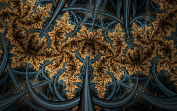 Картинка 3д+графика фракталы+ fractal цвета фон узор