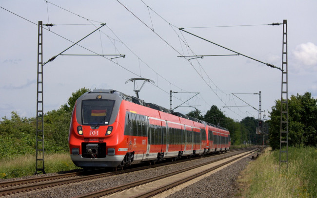Обои картинки фото техника, электрички, электричка, германия